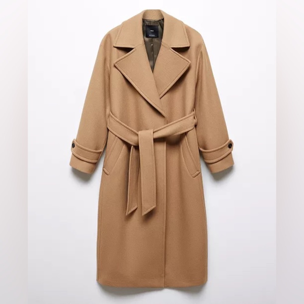 Mango Wool Blend Coat